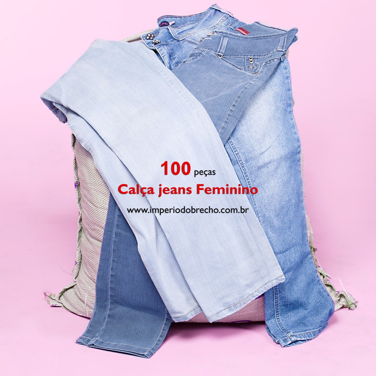 calça jeans feminina usada